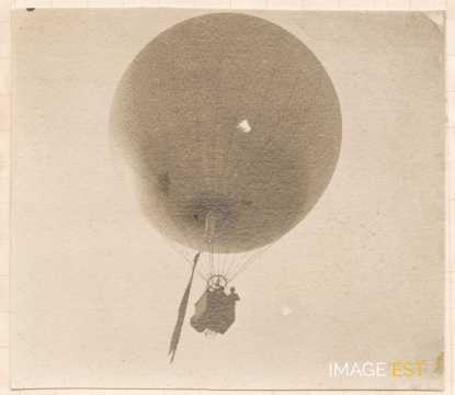 Émile Friant et Charles Bergeret en ballon (1910)